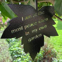 Poppyforge Falling Leaves - I Am At The Most Peace - W20 x H25 cm - Black - thumbnail 2