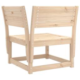 Berkfield Home 5 Piece Garden Lounge Set Solid Wood Pine in Brown - thumbnail 5