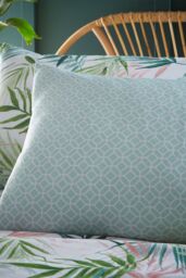 Furn Bali Palm Botanical Reversible Duvet Cover Set in Green - Size: Double - thumbnail 2