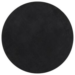 Berkfield Home Rug HUARTE Short Pile Soft & Washable Black √ò 120 cm - Size: Medium - thumbnail 2