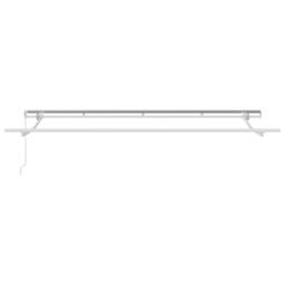 Berkfield Home Retractable Awning Anthracite White Gray - thumbnail 7