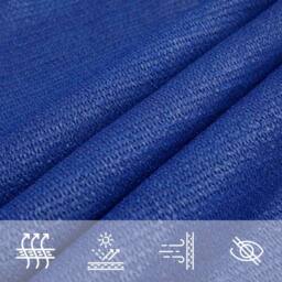 Berkfield Home Sunshade Sail 160 g/m ² Blue 3/4x2 m HDPE - thumbnail 7