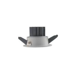 Netlighting POLARIS LED Recessed Adjustable Downlight Nickel 240lm 4000K 6.6x5.7cm in Grey - Size: 6.6x5.7 cm - thumbnail 2