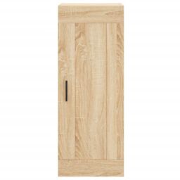 Berkfield Home Wall Mounted Cabinet Sonoma Oak 34.5x34x90 cm Engineered Wood in Brown - thumbnail 6