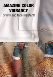 Wild Wings Pleasant Pheasants Silky Touch Super Soft Throw Blanket 152 X 127 cm in White - thumbnail 4