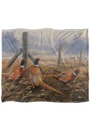 Wild Wings Pleasant Pheasants Silky Touch Super Soft Throw Blanket 152 X 127 cm in White - thumbnail 1
