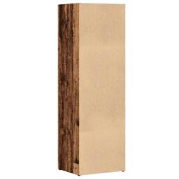 Berkfield Home Elegant Book Cabinet Old Wood 36x30x114 cm Engineered Wood in Brown - Size: 36 x 30 x 114 cm - thumbnail 7