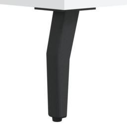 Berkfield Home Shoe Bench White 102x35x55 cm Engineered Wood - Size: 102 x 35 x 55 cm - thumbnail 9
