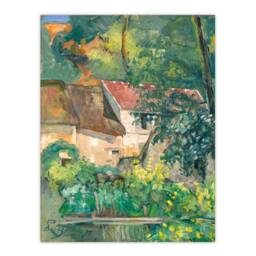 Artery8 Paul Cezanne Framed Wall Art House of Pere Lacroix in Auvers France - Size: A4 - thumbnail 3