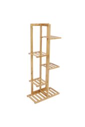 Living and Home Rustic Wooden 5-Tier Potted Plant Stand Display Shelf Rack Holder 103cm H in Brown - thumbnail 5