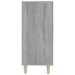 Berkfield Home Sideboard Grey Sonoma 90x34x80 cm Engineered Wood - Size: 90 x 34 x 80 cm - thumbnail 5