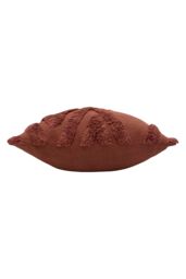 Furn Kamjo Tufted Geometric Cushion in Red - Size: 50 cm x 50 cm - thumbnail 3