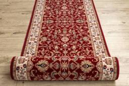 RugsX Wool Nain Runner in Red - Size: 80 cm x 250 cm - thumbnail 5