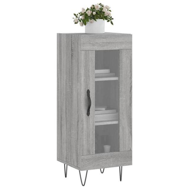 Berkfield Home Sideboard Grey Sonoma 34.5x34x90 cm Engineered Wood - image 1