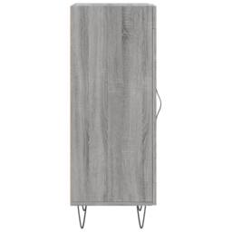 Berkfield Home Sideboard Grey Sonoma 34.5x34x90 cm Engineered Wood - thumbnail 7