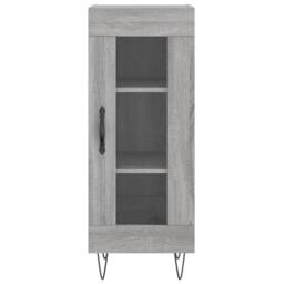 Berkfield Home Sideboard Grey Sonoma 34.5x34x90 cm Engineered Wood - thumbnail 5