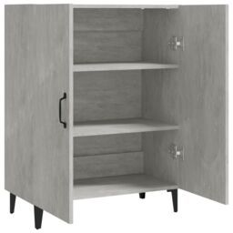 Berkfield Home Sideboard Concrete Grey 70x34x90 cm Engineered Wood - Size: 70 x 34 x 90 cm - thumbnail 4