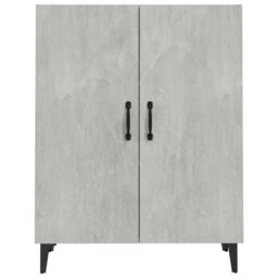 Berkfield Home Sideboard Concrete Grey 70x34x90 cm Engineered Wood - Size: 70 x 34 x 90 cm - thumbnail 3