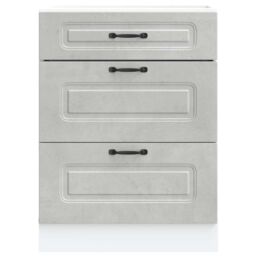Berkfield Home Kitchen Base Cabinet Kalmar Concrete Grey Engineered Wood - thumbnail 4