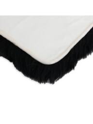 Native Natural Sheepskin Chair Pad Square Black - Size: 40 cm x 40 cm - thumbnail 3