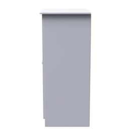 Ready Assembled 2 U Albert 2 Door Midi Wardrobe (Ready Assembled) in Grey - thumbnail 2