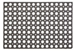 Orsina Filta Rubber Doormat With Holes in Grey - Size: Medium - thumbnail 1