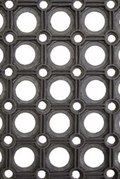 Orsina Filta Rubber Doormat With Holes in Grey - Size: Medium - thumbnail 2