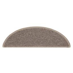 Berkfield Home Stair Mats Self-adhesive Sisal-Look 15 pcs 56x17x3 cm Dark Beige - Size: Medium - thumbnail 6