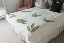 Benjamin Tate Design Herbs Blanket in Natural - Size: 120 cm x 150 cm - thumbnail 3