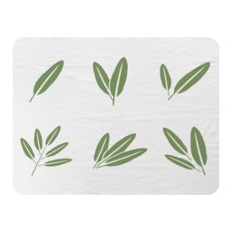 Benjamin Tate Design Herbs Blanket in Natural - Size: 120 cm x 150 cm - thumbnail 1