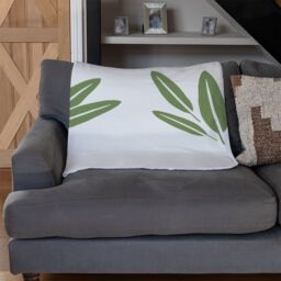 Benjamin Tate Design Herbs Blanket in Natural - Size: 120 cm x 150 cm - thumbnail 2