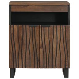 Berkfield Home Sideboard 60 x 33.5 x 75 cm Solid Wood & Engineered Wood in Brown - thumbnail 3