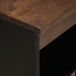 Berkfield Home Sideboard 60 x 33.5 x 75 cm Solid Wood & Engineered Wood in Brown - thumbnail 7
