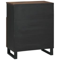 Berkfield Home Sideboard 60 x 33.5 x 75 cm Solid Wood & Engineered Wood in Brown - thumbnail 5