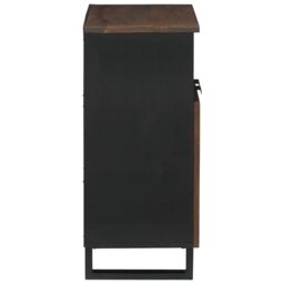 Berkfield Home Sideboard 60 x 33.5 x 75 cm Solid Wood & Engineered Wood in Brown - thumbnail 4