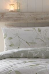 Drift Home 'Eliza' Duvet Cover Set in Green - Size: Single - thumbnail 2