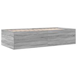 Berkfield Home Versatile Daybed with Drawers without Mattress Grey Sonoma 90x190 - thumbnail 6