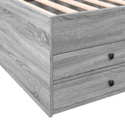 Berkfield Home Versatile Daybed with Drawers without Mattress Grey Sonoma 90x190 - thumbnail 8