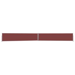 Berkfield Home Patio Retractable Side Awning 140x1200 cm Brown - thumbnail 2