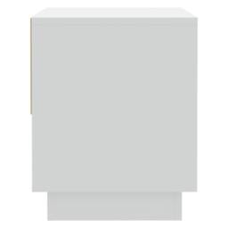 Berkfield Home Bedside Cabinets 2 pcs White 45x34x44 cm Engineered Wood - Size: 45 x 34 x 44 cm - thumbnail 8