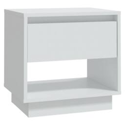 Berkfield Home Bedside Cabinets 2 pcs White 45x34x44 cm Engineered Wood - Size: 45 x 34 x 44 cm - thumbnail 5