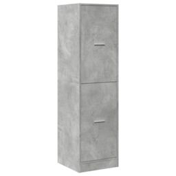 Berkfield Home Apothecary Cabinet¬†Concrete Grey 40x41x144.5 cm Engineered Wood - thumbnail 3
