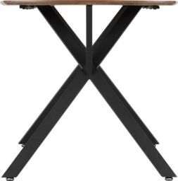 Seconique Athens Rectangular Medium Oak Dining Set with Avery Chairs in Grey - thumbnail 4