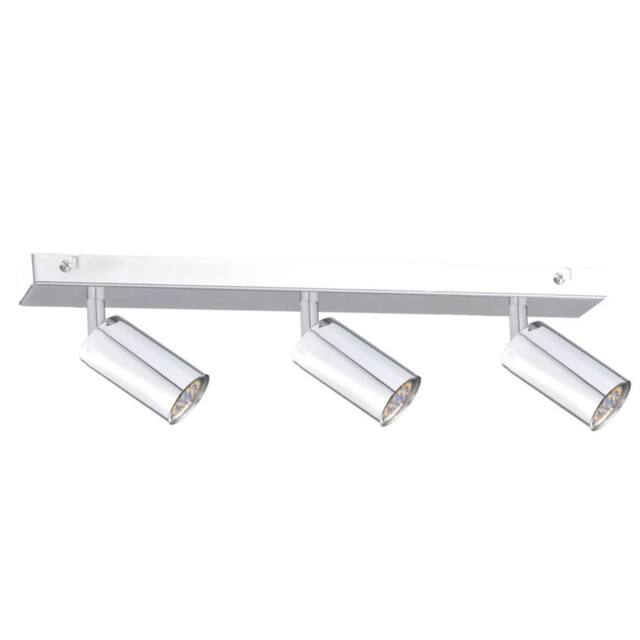 Netlighting Eye Ceiling Spotlight Bar Silver 50cm 3x GU10