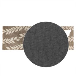 JVL Mega Runner - 57x150cm, Leaves in Light Brown - Size: 150 cm x 100 cm - thumbnail 5