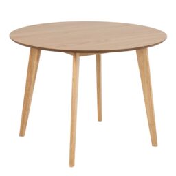 Furniture To Go Roxby Oak Table 105x76cm with 4 Roxby Oak Dining Chairs in Brown - Size: 105x76 cm - thumbnail 2