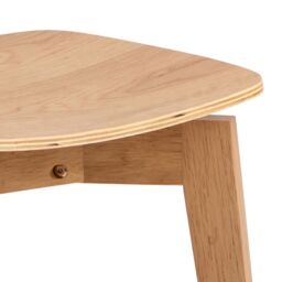 Furniture To Go Roxby Oak Table 105x76cm with 4 Roxby Oak Dining Chairs in Brown - Size: 105x76 cm - thumbnail 9
