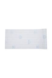 Living and Home Ocean-Themed Wallpaper with Ship Wheels Anchors, ‘Happy Journey' Print in White - thumbnail 1