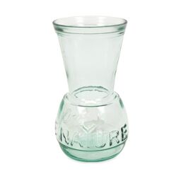 Verano Spanish Ceramics Glass Kitchen Dining Room Home Décor I Love Nature Vase - 22cm (H) in Clear - thumbnail 1