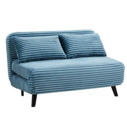 Home Detail Kellar Sofa Bed in Blue - Size: 2 Seater - thumbnail 3